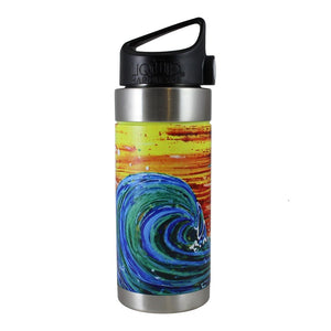 Vacuum Insulated Water Bottle - Artist Series by Abby Paffrath - Sunset Surf