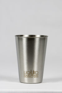 stainless steel pint glass